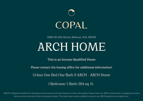 A sign for an income qualified home by ARCH Home.